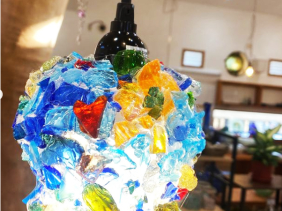 期間限定ご予約30%割引】【沖縄・那覇・国際通り】琉球ガラス吊り下げ