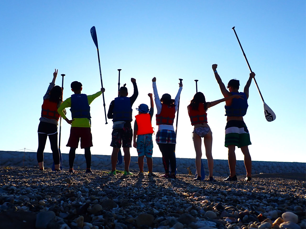 楽しむ前に気合のポーズ!!