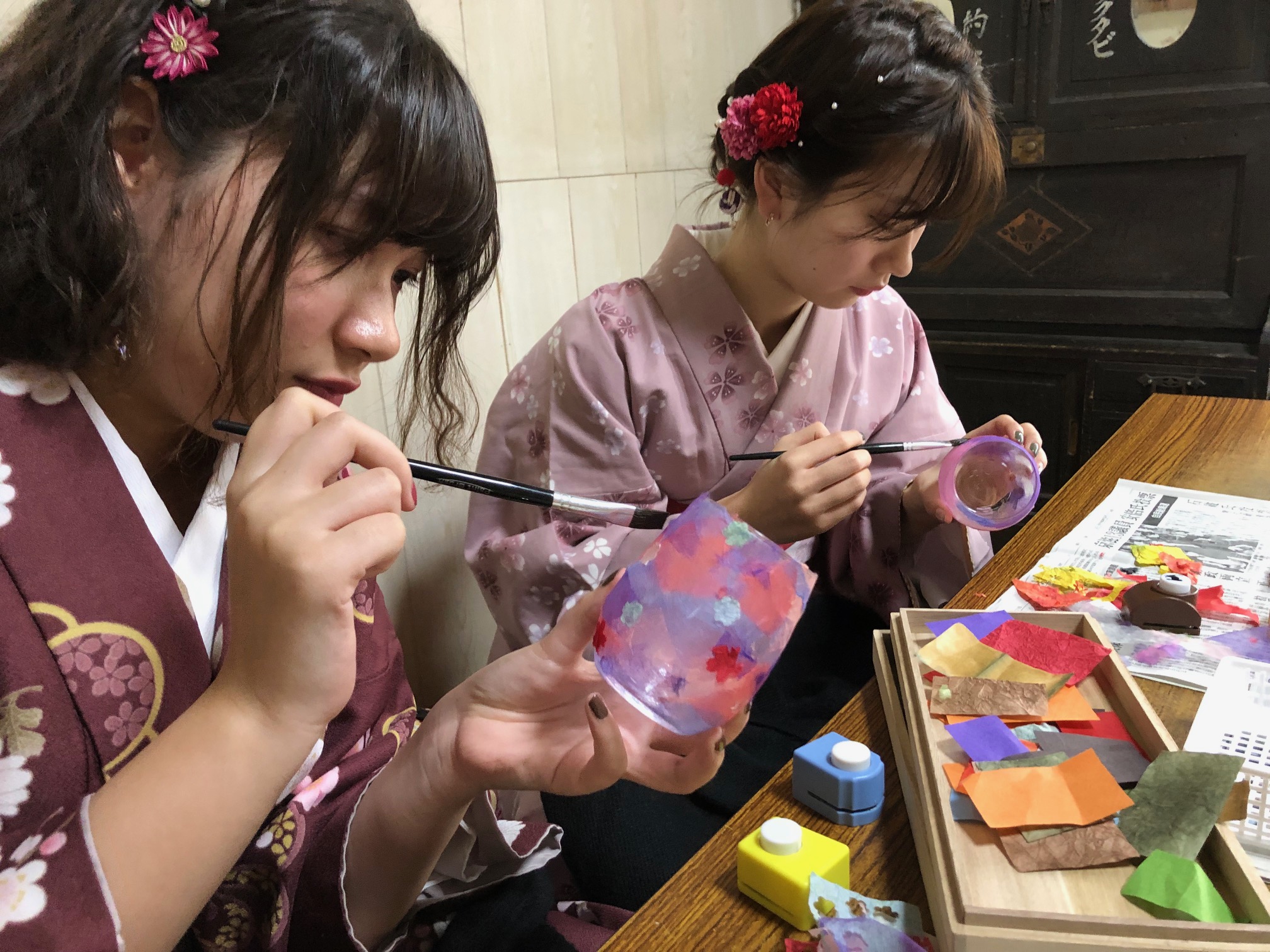 手作り体験で真剣にあそびましょう(^_-)-☆