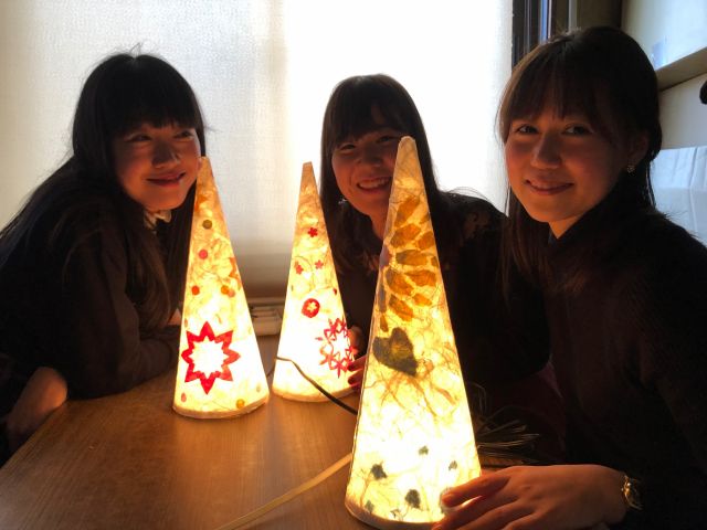 自分だけの癒しのあかりが作れます(^^♪