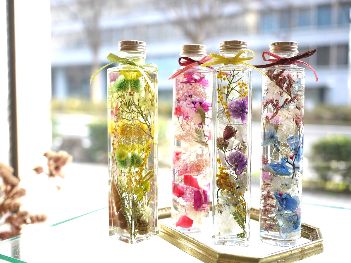 フローリストに教わるハーバリウム体験[名古屋 伏見 ハーバリウム  