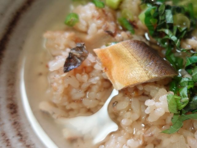 金の鮎めし(ひつまぶし風)