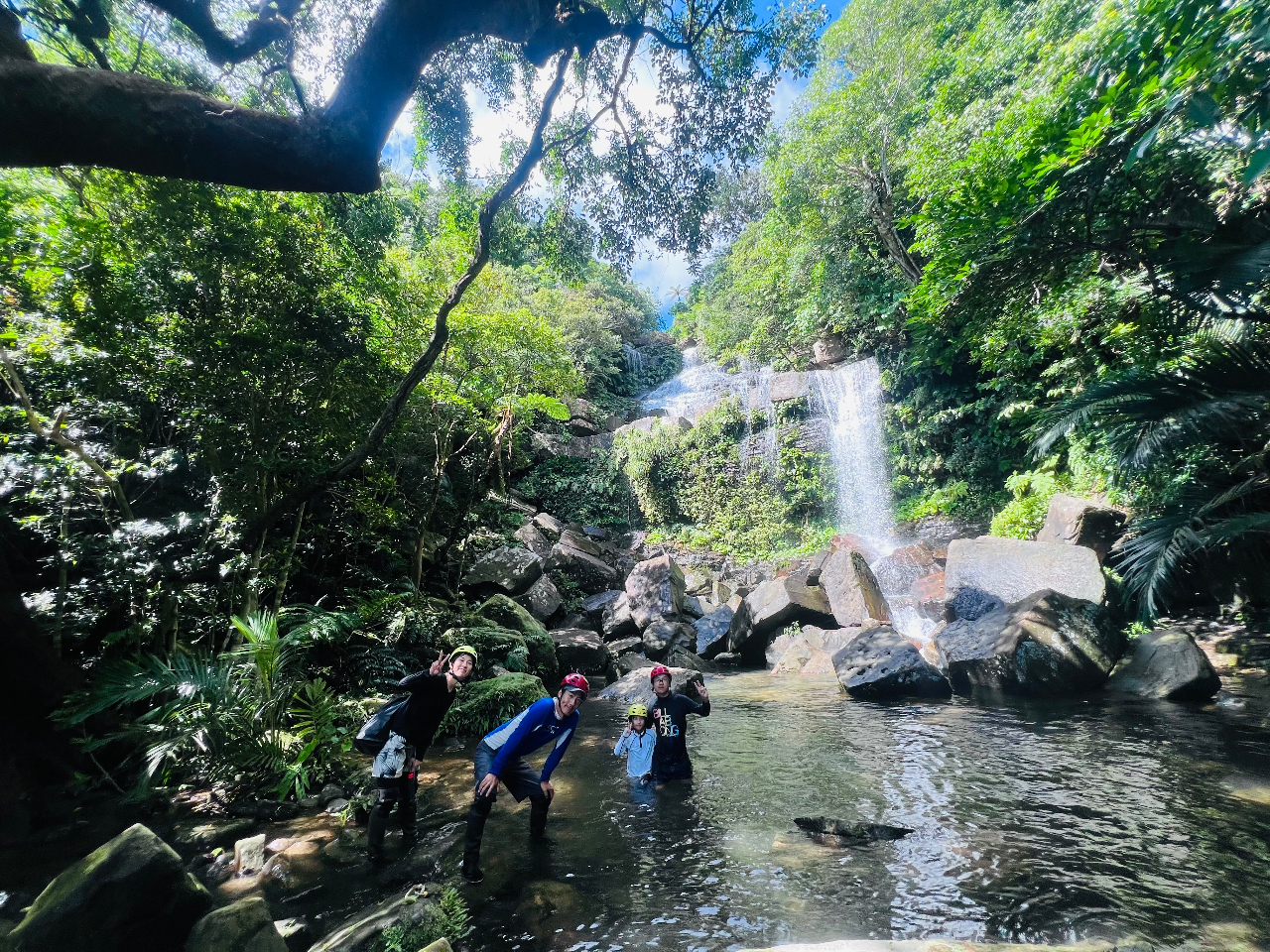 3つの滝を楽しめるよ〜