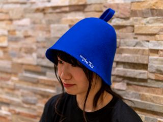 特典のサウナハット(ホテルマウント富士バージョン)