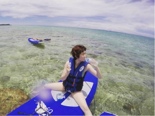 自然に身を任せてひと休憩。とっても気持ちよさそうですね!