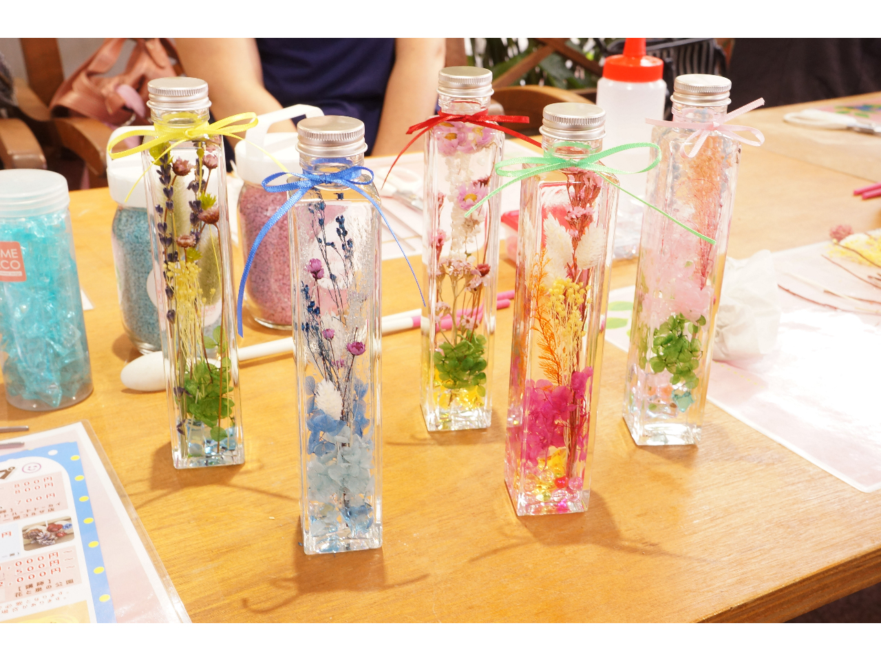 ハーバリウムのイメージ。プレゼントとしても喜ばれます。