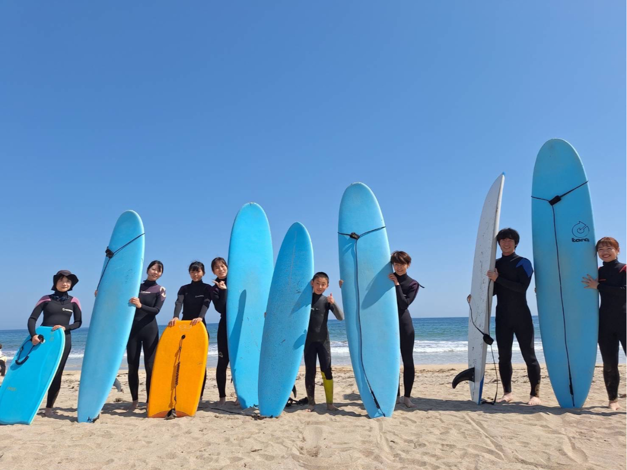 【御宿・初心者体験キッズコース】8歳以上のサーフィン・ボディーボードを体験したい...