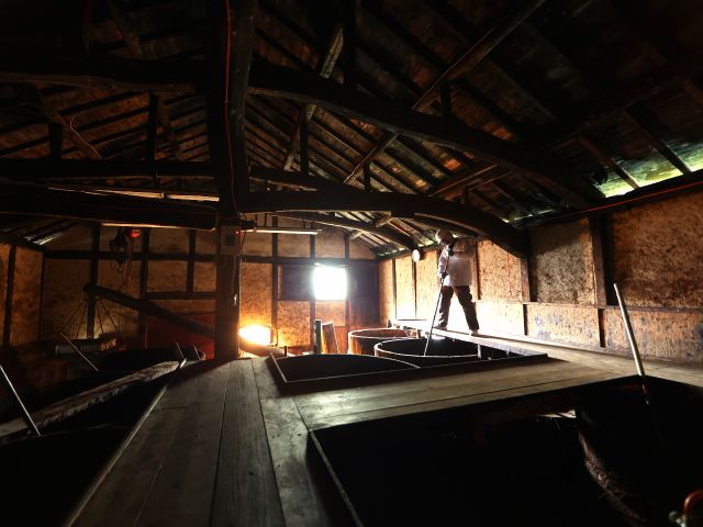 明治28年創業 130周年を迎える醤油蔵。国の登録有形文化財に指定されています。