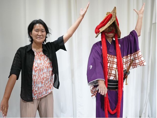 侍さんと記念撮影もできます。