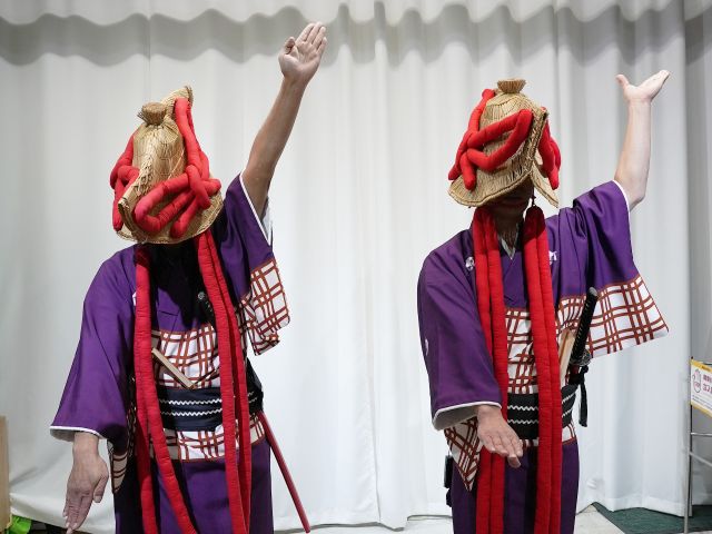 オプションで衣装を着て体験することも可能です。