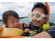 小さなお子さんから参加ができる決め手はスタッフが一緒に泳ぐことでみんなが楽しめます。