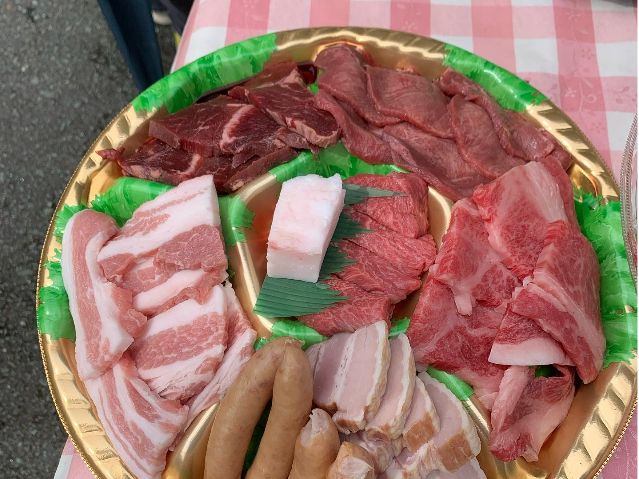 メインを鮎でなくお肉に変更した場合