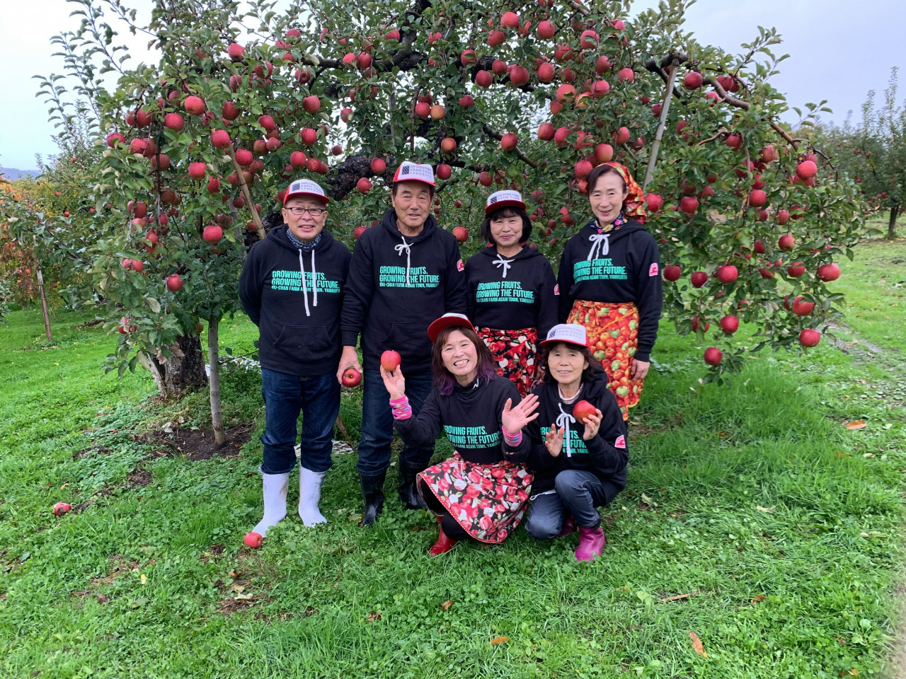 だいちゃん農園クルーがお出迎え