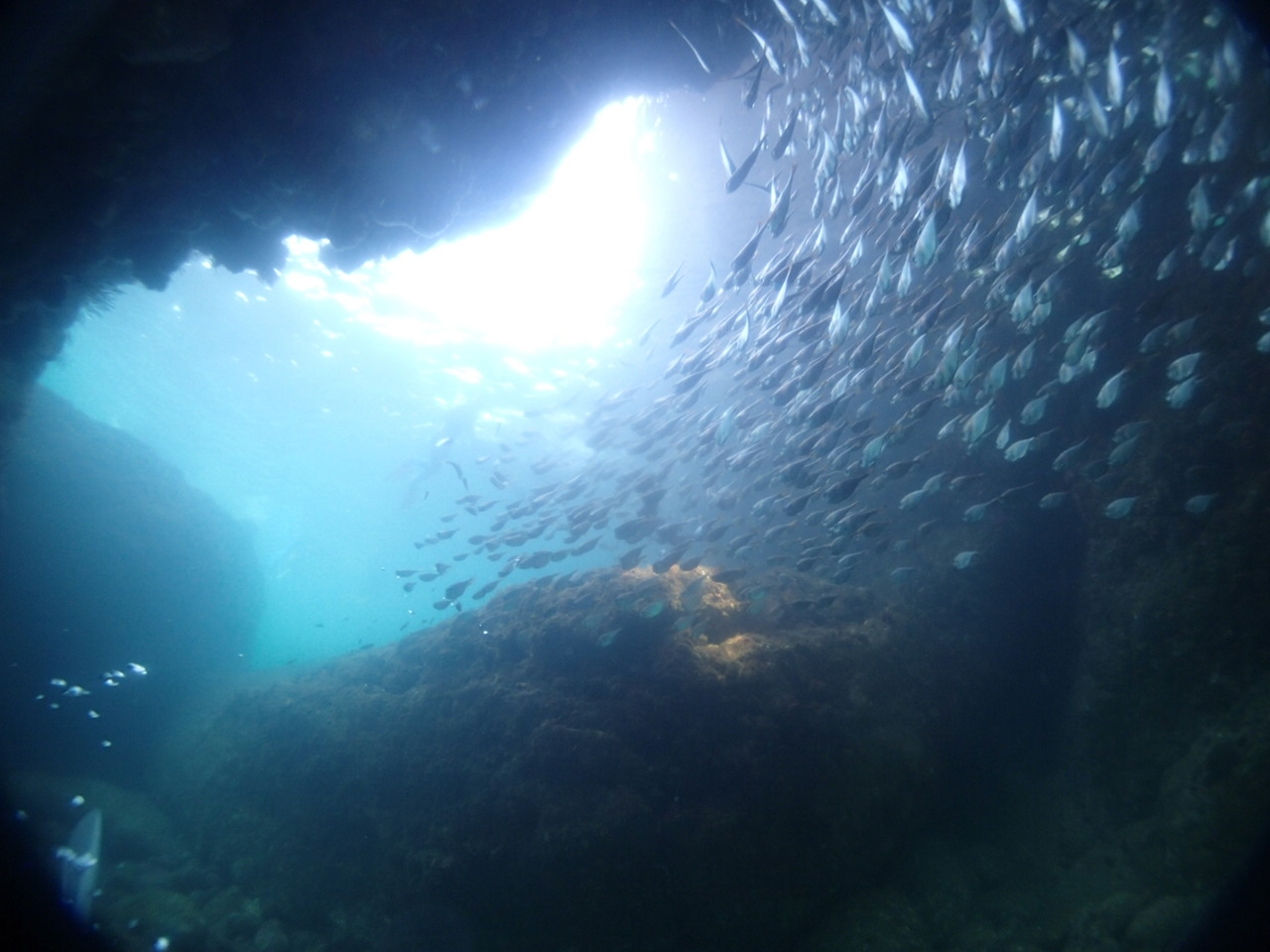洞窟、アーチポイントも在ります