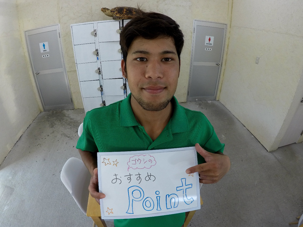 無料駐車場、男女別シャワー・トイレ完備。ツアー終了後にそのまま観光に行けるようにドライヤーや鏡もご用意しておりますのでメイク直しの際にご活用いただけます。