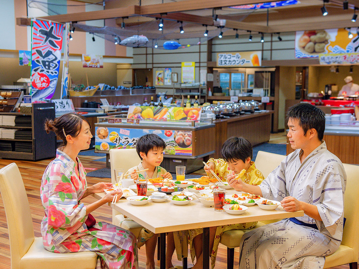 家族みんなで、バイキングを楽しもう♪