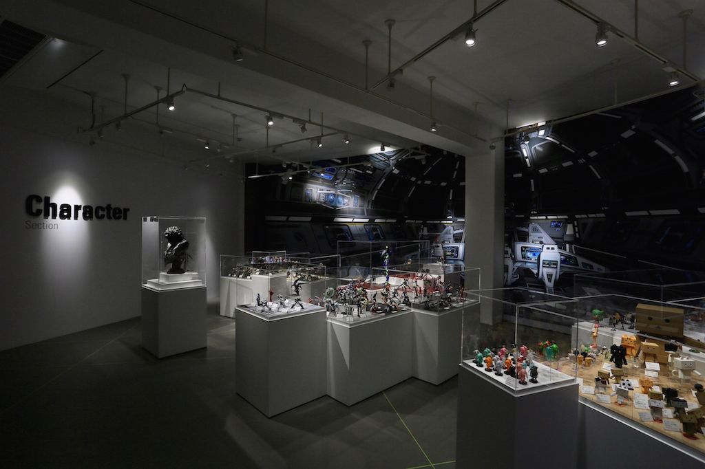 もちろんキャラクター物のフィギュアも常設展示。