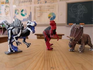 3種類の恐竜から選んでください