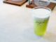 まるで見た目はビールのようですが、味は水出しの甘みと旨みが引き立つまろやかでフレッシュな緑茶です。
