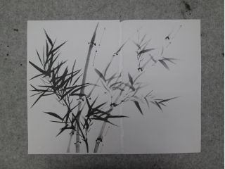 知多 水墨画教室 墨で和紙に描く 幽玄の世界を体験してみませんか アトリエオーク知多 じゃらん遊び体験