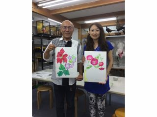 完成作品と作者。