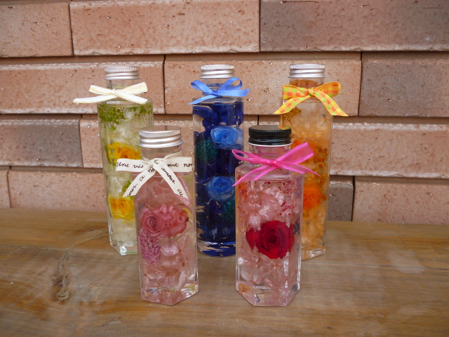 ハーバリウム ワークショップ 中サイズボトル