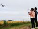 ドローン空撮体験。撮影データは持ち帰れます。