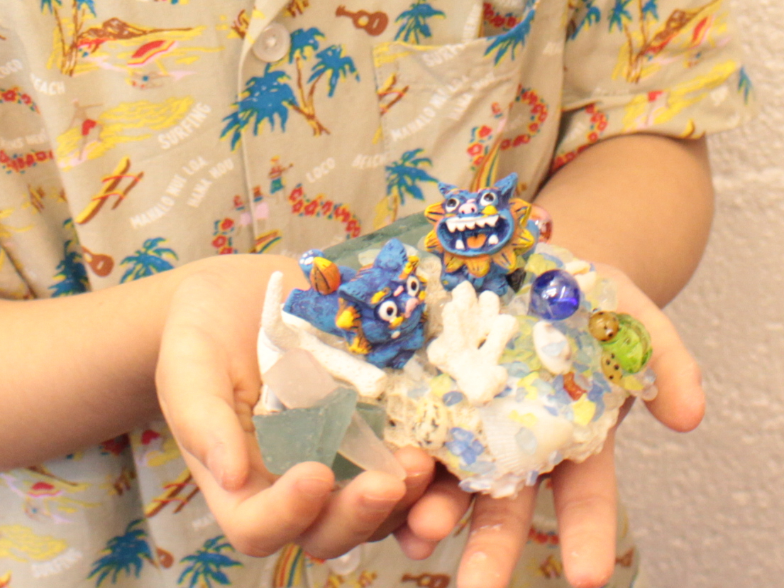 石垣島】カンタンに可愛く作れる！のせのせシーサーオブジェ作り