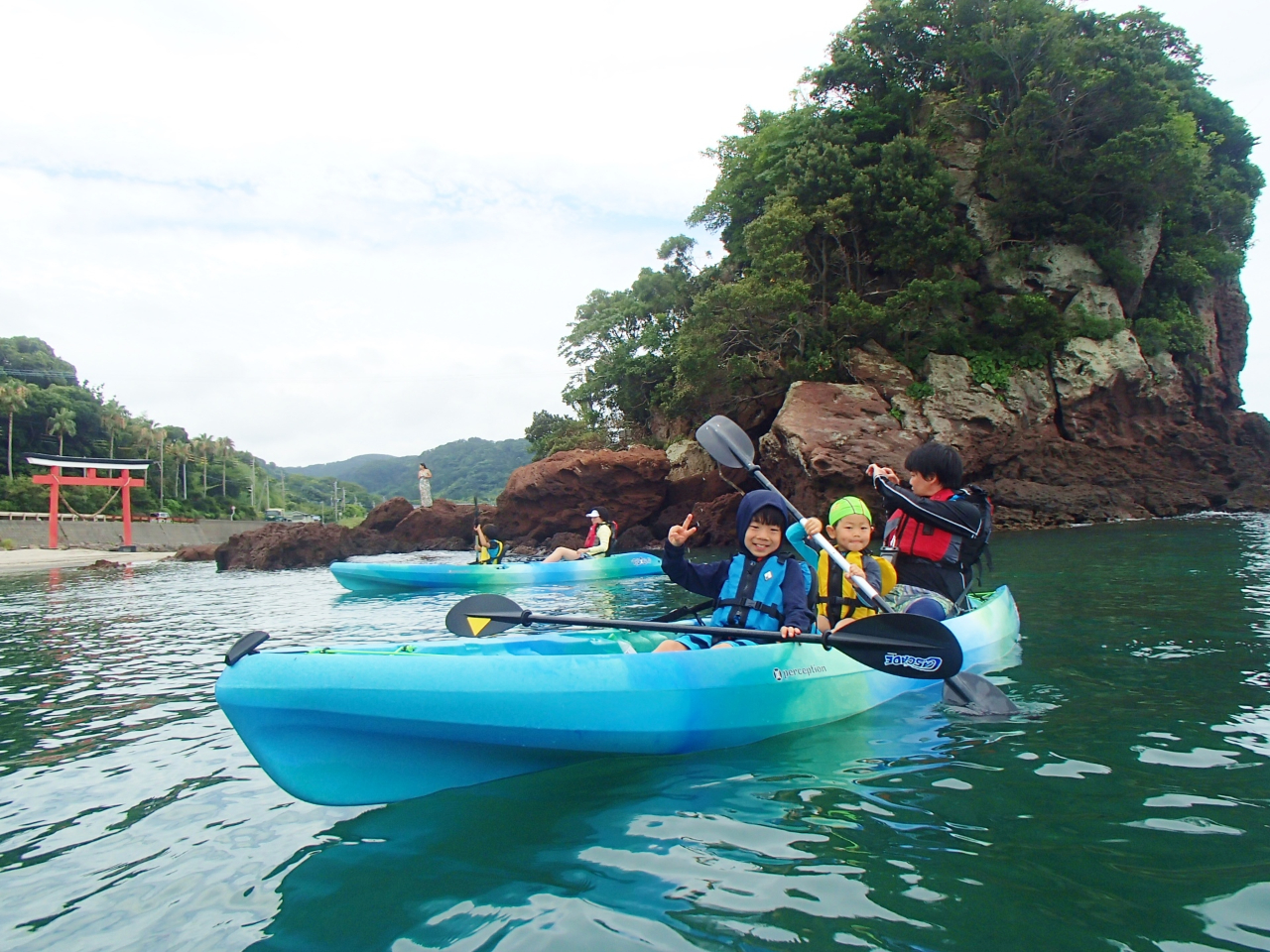 ☆鹿屋 カヤックツアー☆】ユクサおおすみ海の学校で遊ぼう！ パワー