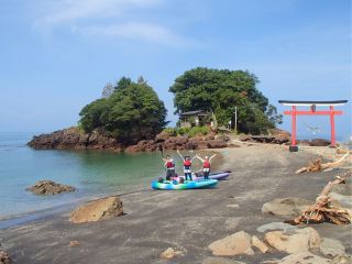 鹿屋のパワースポット 荒平天神へカヤックで参拝!