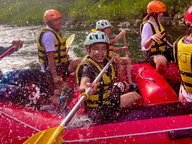 RiverJoy:未就学参加OK!4歳からラフティングを体験♪☆群馬ラフティング☆写真データ無料!ファミリー*カップル