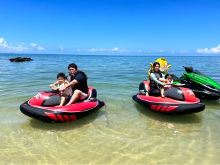 免許不要でお子様も運転できるアクアクルーザー♪