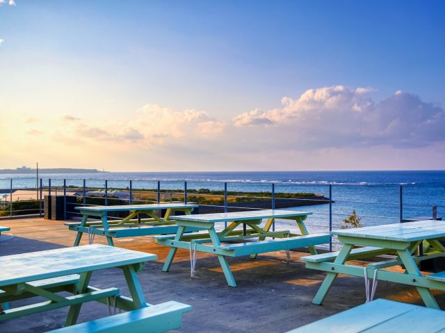 180度パノラマビューのルーフトップ。晴れた日にはBBQやお食事もこちらでご利用頂けます☆