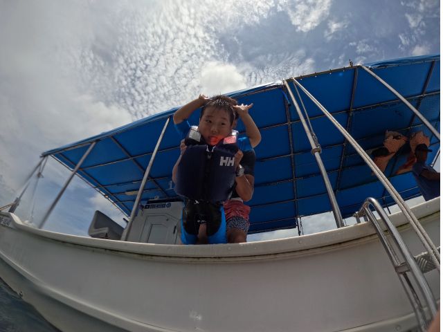 入水の際もスタッフが完全サポート☆