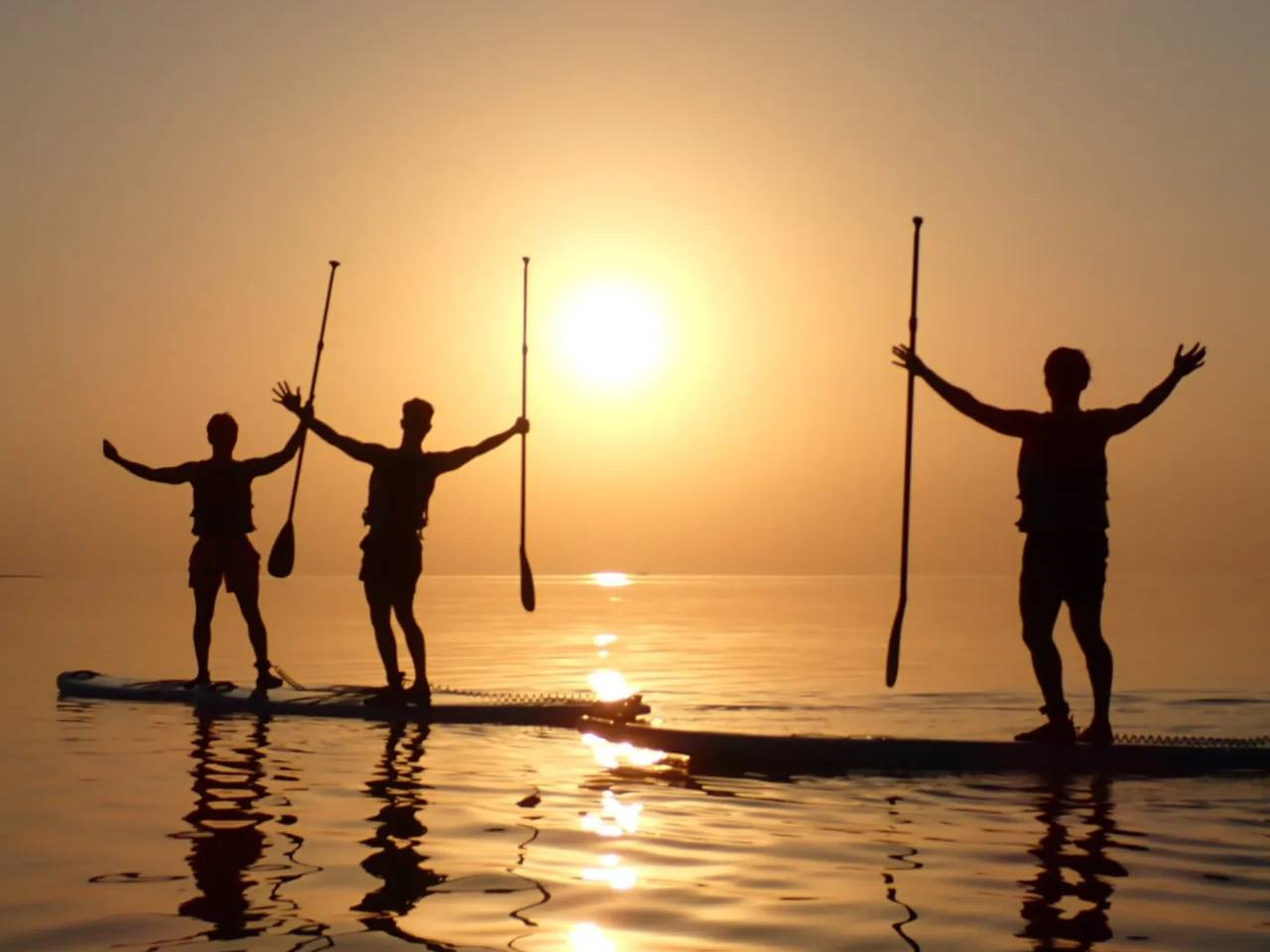 ◇【サンセットSUPツアー】☆宮古島の夕陽を見ながら海上散歩☆1