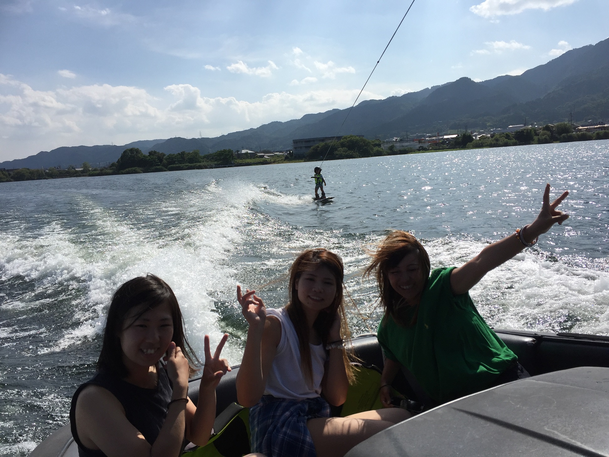 楽しい〜♪琵琶湖最高♪