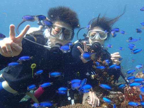 体験ダイビング!!ボートでポイントまで移動します(未経験者~)