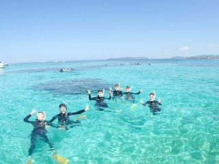 シュノーケリングポイントも最高にキレイ!