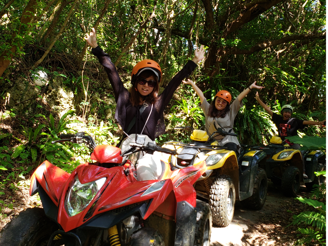 大冒険!数々のコースが待っているユインチバギー!