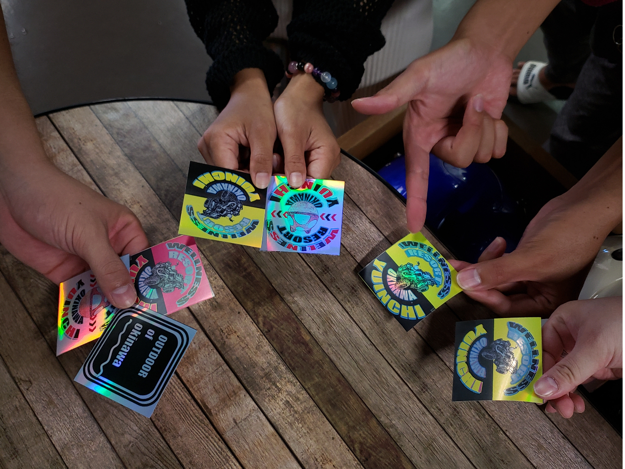 コース終了後にはここだけでしか手に入らない!!オリジナルステッカープレゼント!!