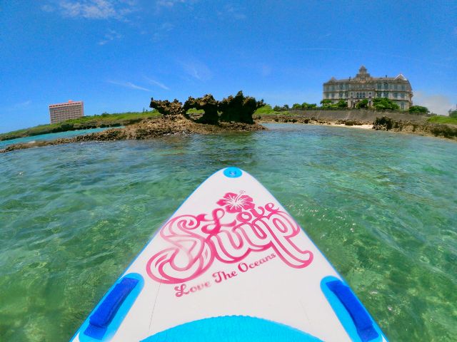 LOVESUPとハート岩!