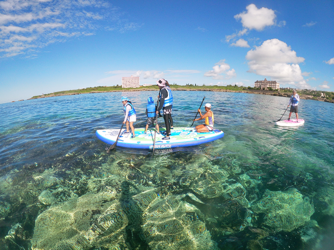 地域クーポン対応】＜沖縄・宮古島・SUP＞1ドリンク付き☆1組限定！1艇