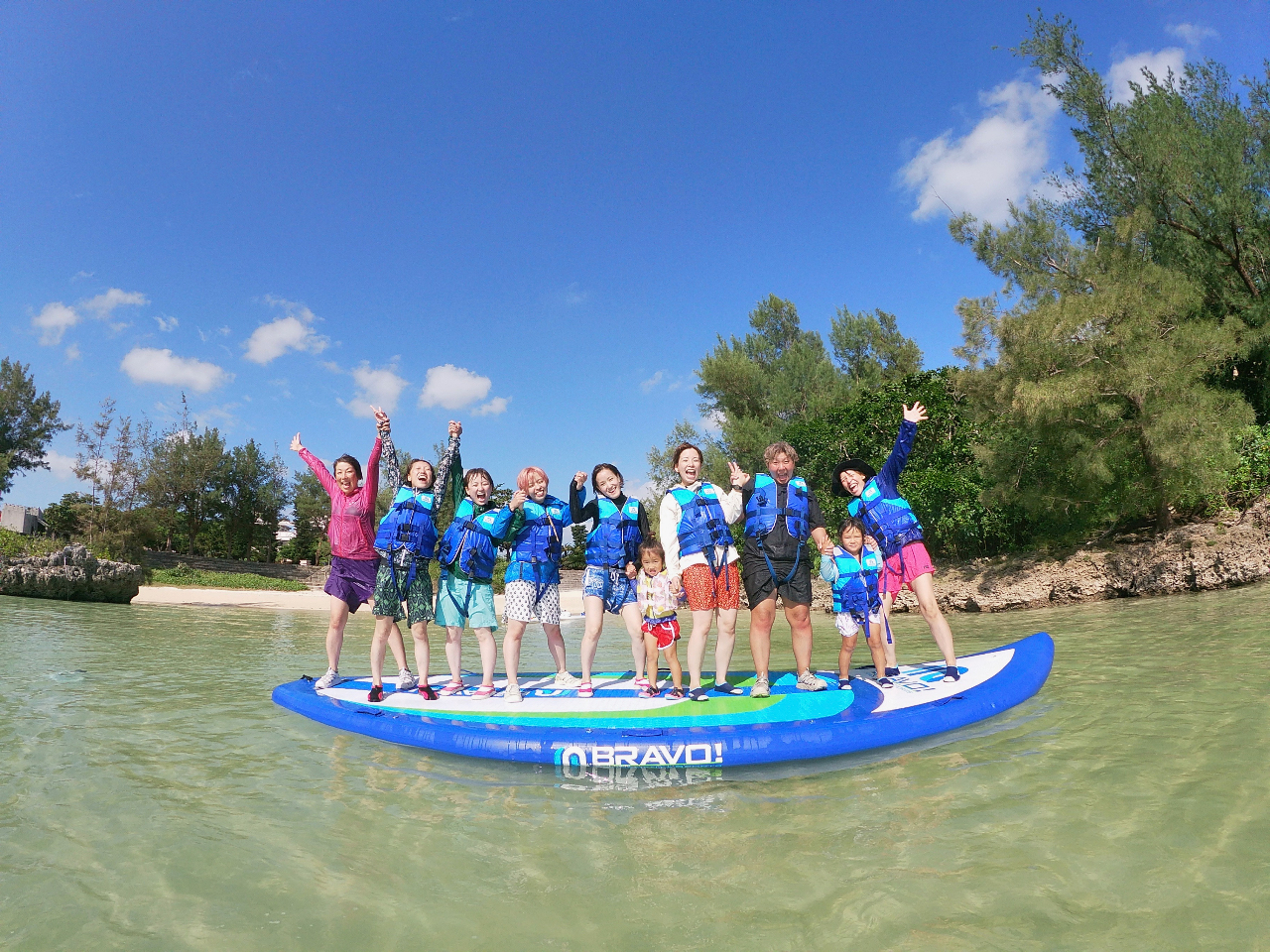 地域クーポン対応】＜沖縄・宮古島・SUP＞1ドリンク付き☆1艇 / 最大7