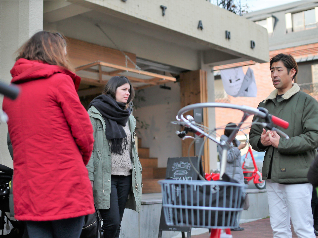 ウォーキングバイシクル(WBC)の乗り方練習。