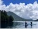 夏の雲は男体山に勝るとも劣らない存在感があります。高原の湖である中禅寺湖だからこその景色。
