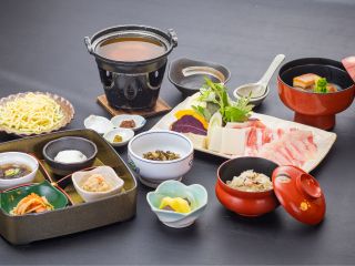 金アグー豚しゃぶしゃぶ会席 金アグー豚・県産金目鯛しゃぶしゃぶ