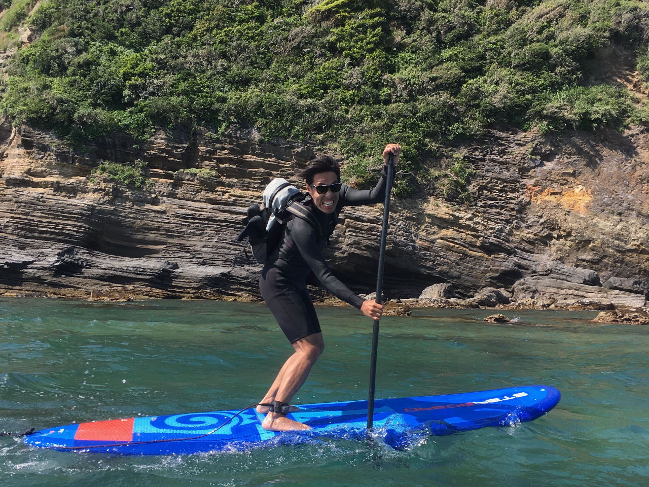 初めてのSUP 初心者でも安心、海上散歩を楽しんでください♪ シャワー