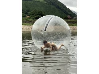 アクアボールで水上散歩 千千香 じゃらん遊び体験 アクアボールで水上散歩 千千香 じゃらん遊び体験