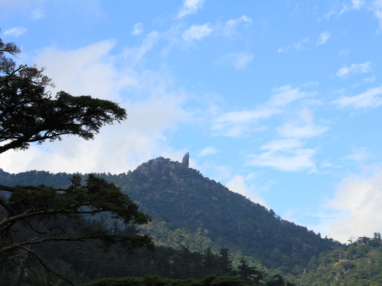 太忠岳と天柱石