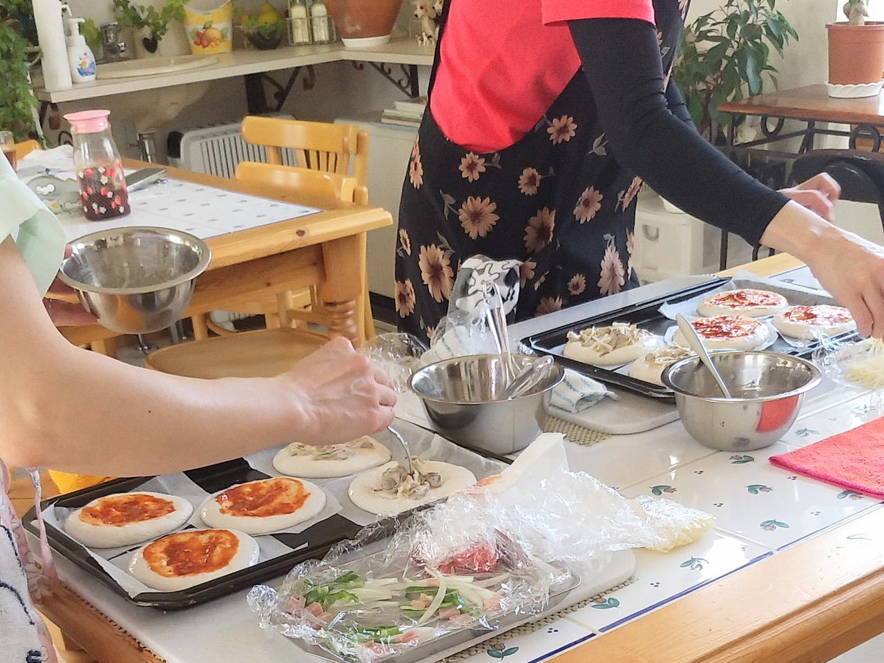 米粉でピザパンを作りましょう